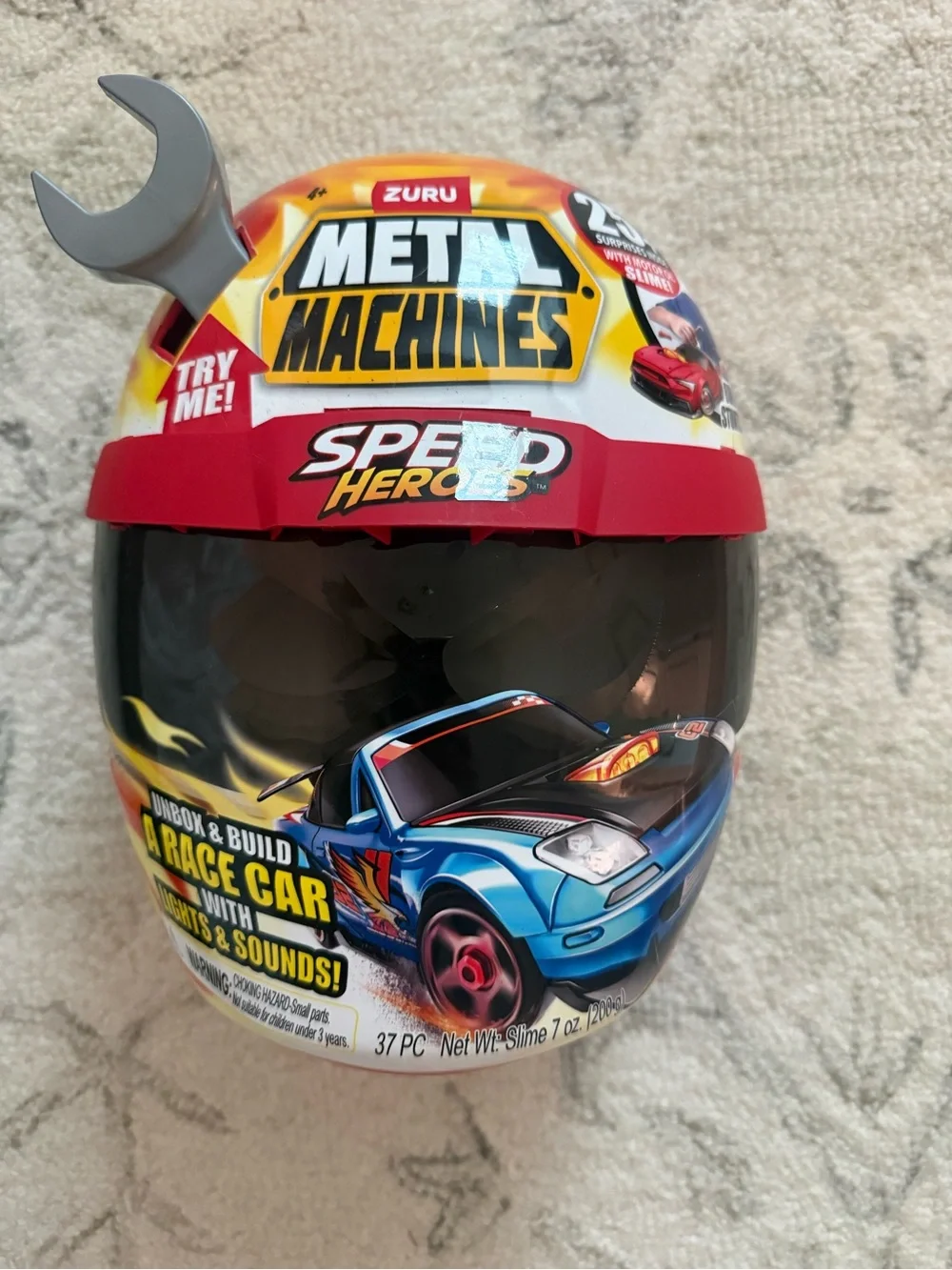 🏎️ ZURU Metal Machines Speed Heroes Surprise Build & Race Car – New & Sealed!